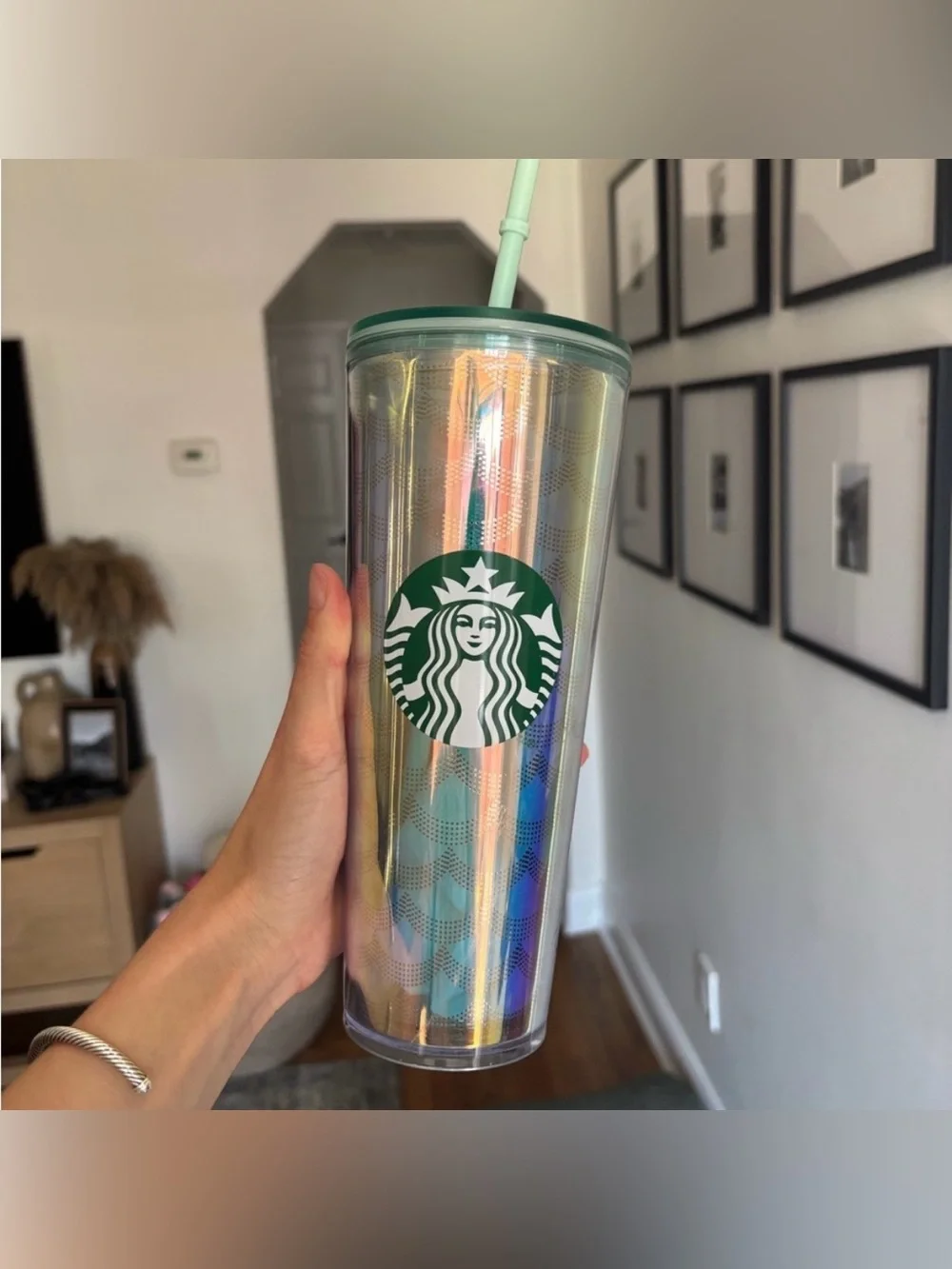 Starbucks Mermaid Scales Siren Iridescent Tumbler 24oz